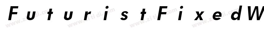 FuturistFixedWidth R字体转换